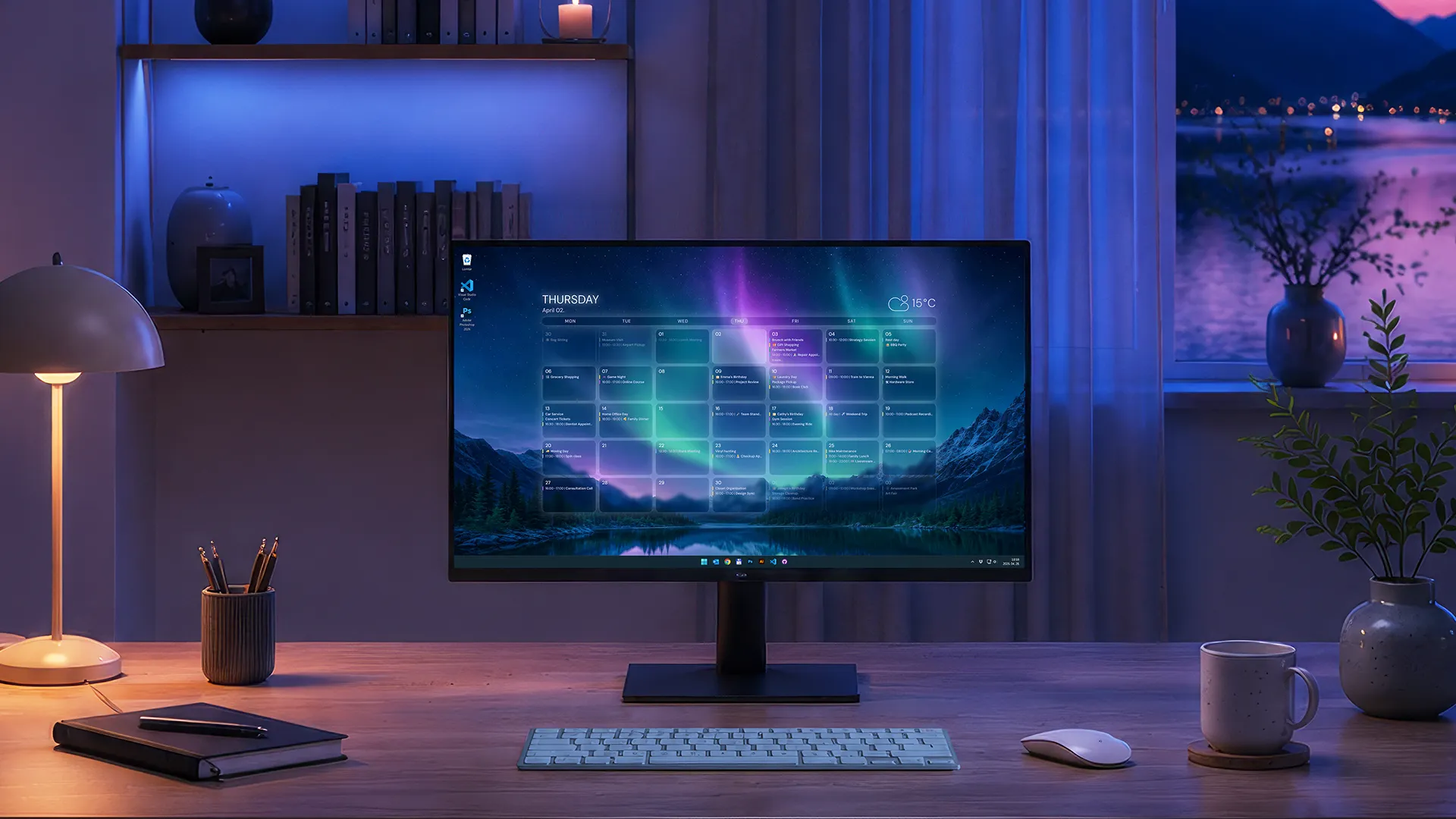 Aurora theme preview